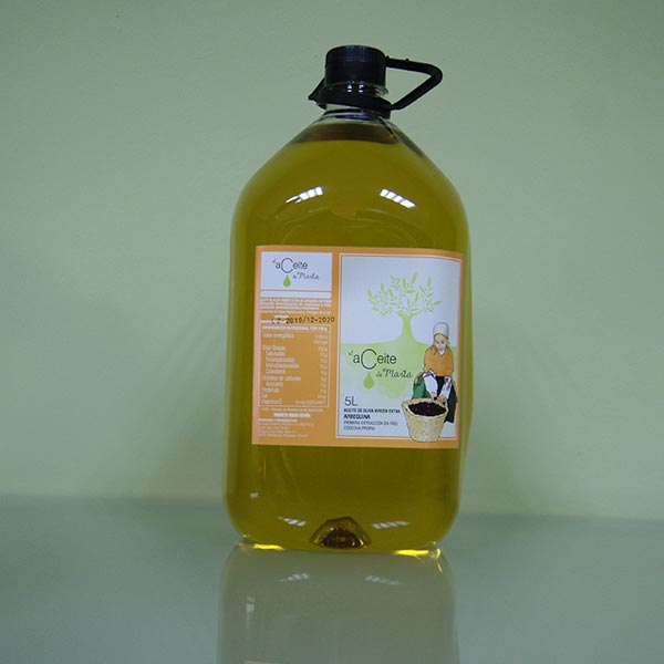 garrafa 5 litros el aceite de marta aberquina
